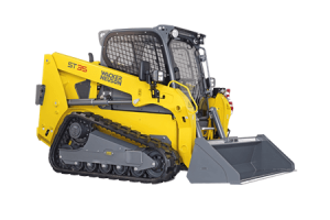 Alquiler de minicargador de oruga