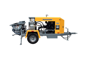 Transporte de concreto con bombas estacionarias